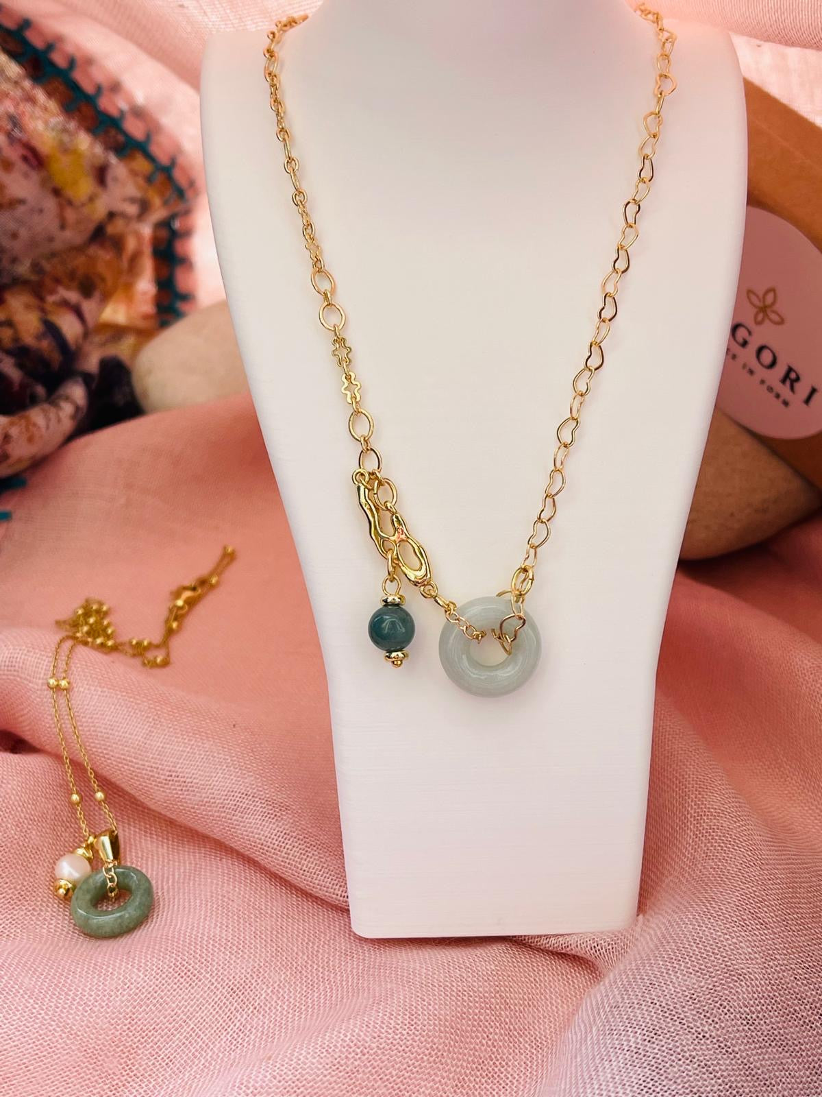 Organic Jade Necklace