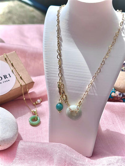 Organic Jade Necklace