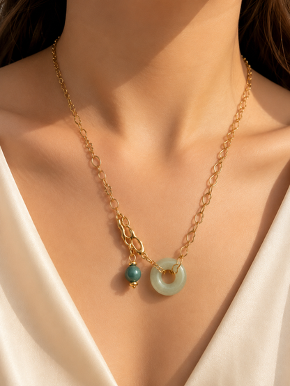 Organic Jade Necklace